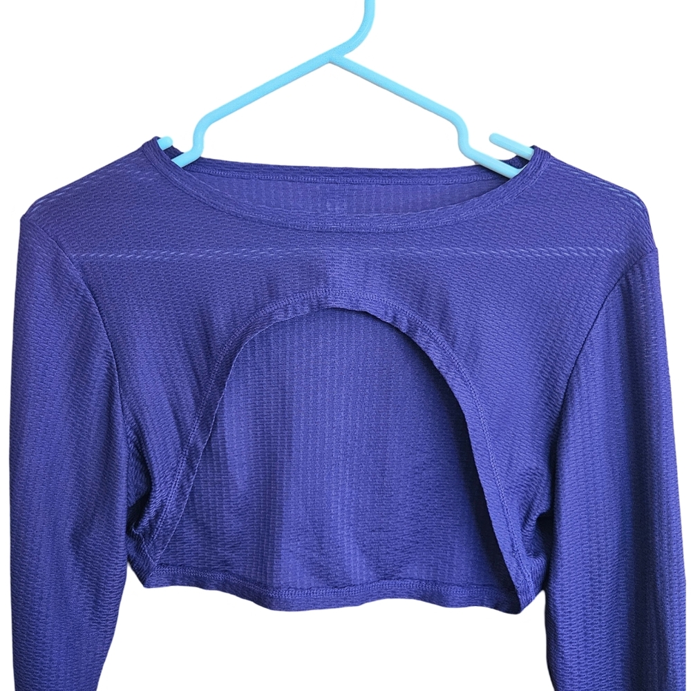 Popflex Dark Bloom Collection Enchanted Shrug in purple size 8